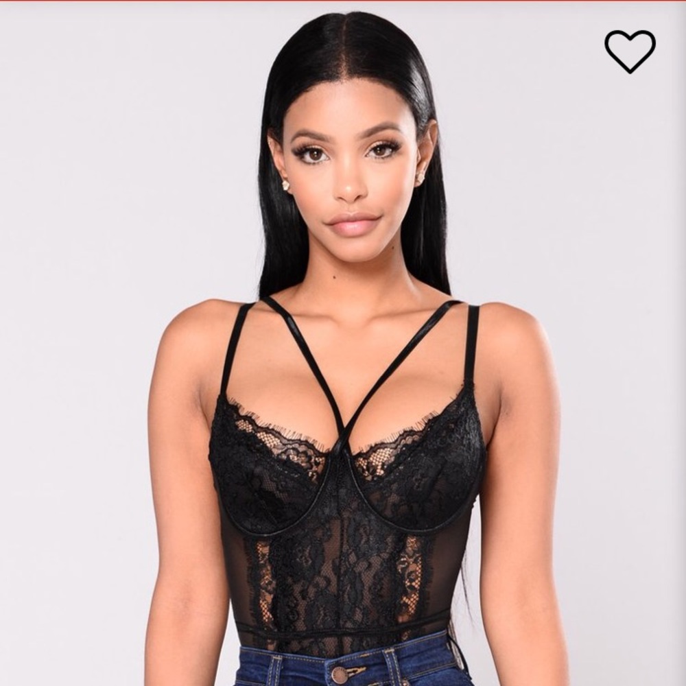 Elegant Black Lace Women Top